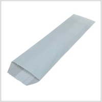 Bolsa de papel blanco para cubierto sin impreso