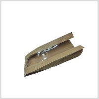 Kraft paper bag for 1/4 baguette with window